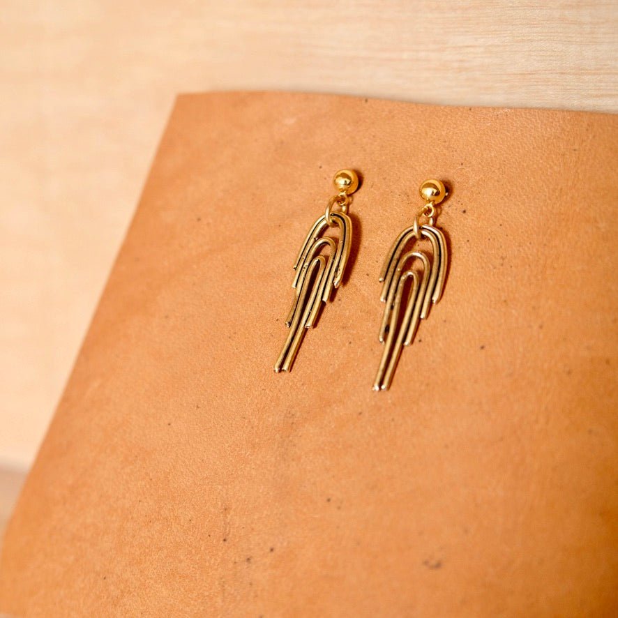 rainbow earrings - Willow & Luna