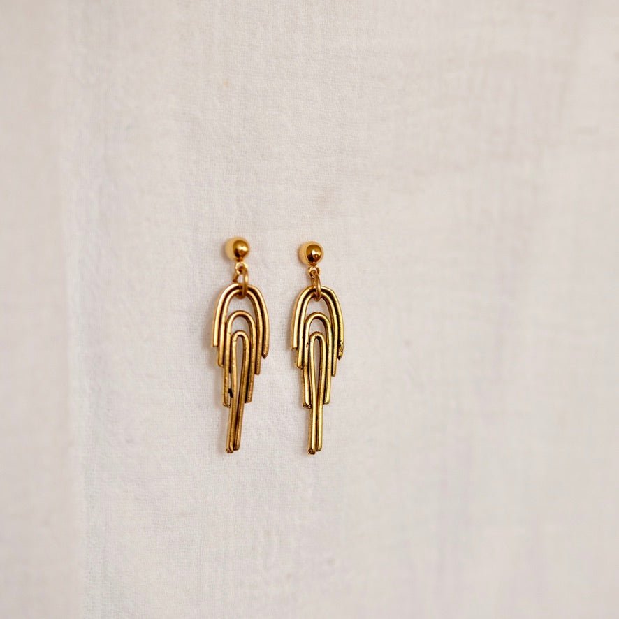 rainbow earrings - Willow & Luna