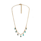 Rise & Shine Collar Necklace - Turquoise - Willow & Luna