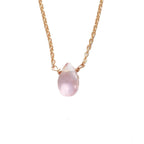 Rose Quartz Little Gemstone Necklace - Willow & Luna
