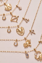 Sagittarius Zodiac Charm Cluster Necklace - Willow & Luna