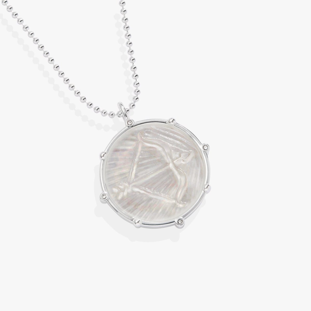 Sagittarius Zodiac Double - Sided Charm Necklace - Willow & Luna