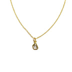 Salt and Pepper Diamond Slice Necklace - Willow & Luna