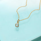 Salt and Pepper Diamond Slice Necklace - Willow & Luna