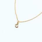 Salt and Pepper Diamond Slice Necklace - Willow & Luna