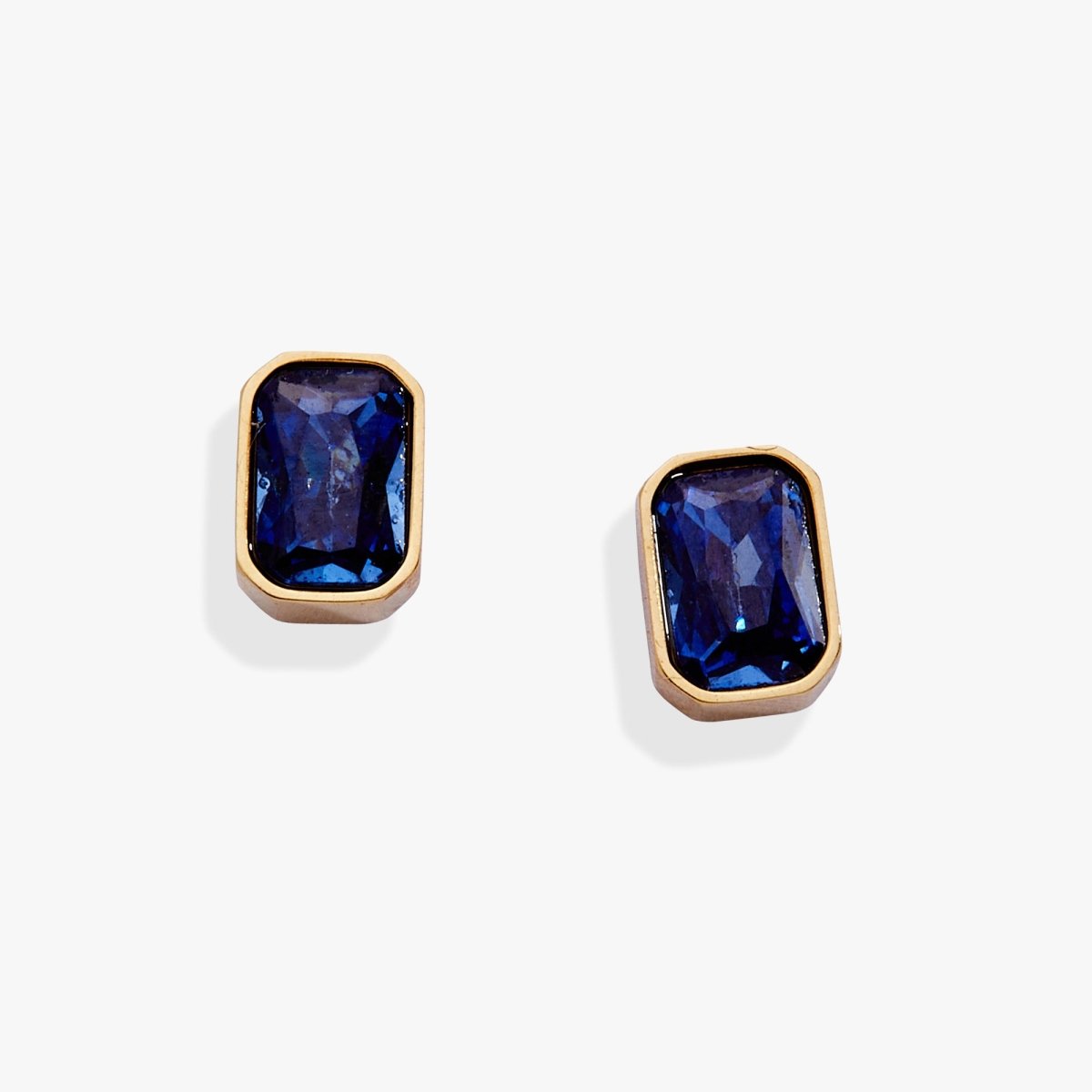 September Emerald - Cut Birthstone Stud Earrings - Willow & Luna