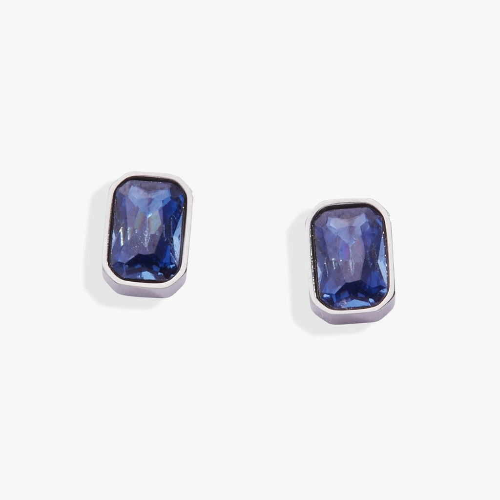 September Emerald - Cut Birthstone Stud Earrings - Willow & Luna