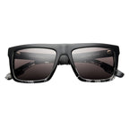 Sepulveda: Polished Dazzle - Brushed Black / Grey Lens - Willow & Luna