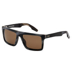 Sepulveda: Polished Double Horn - Brushed Black / Bronze Polarized Lens - Willow & Luna