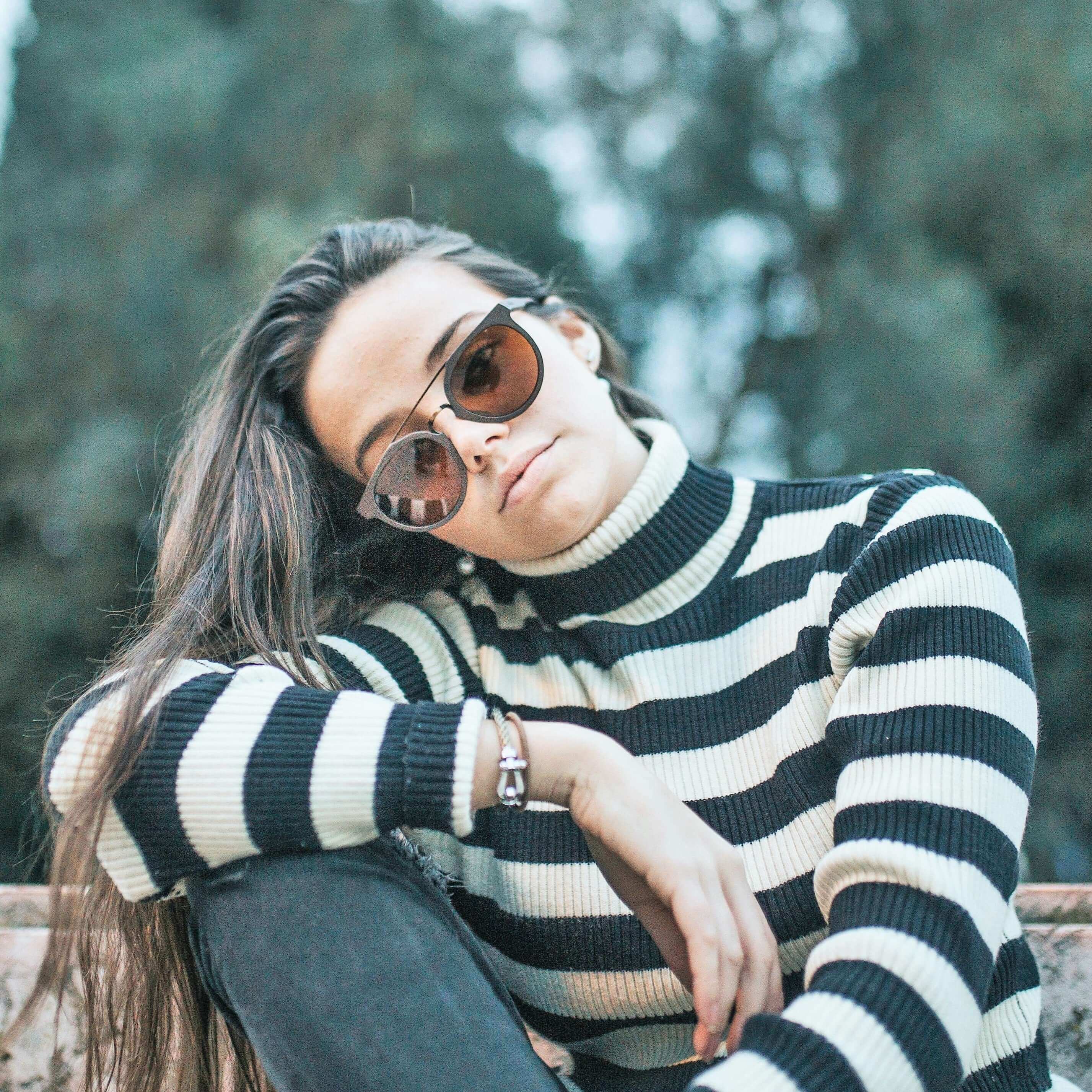 The Shiva - Wooden Sunglasses