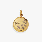 Sister Dragonfly Disc Charm - Willow & Luna