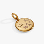 Sister Dragonfly Disc Charm - Willow & Luna