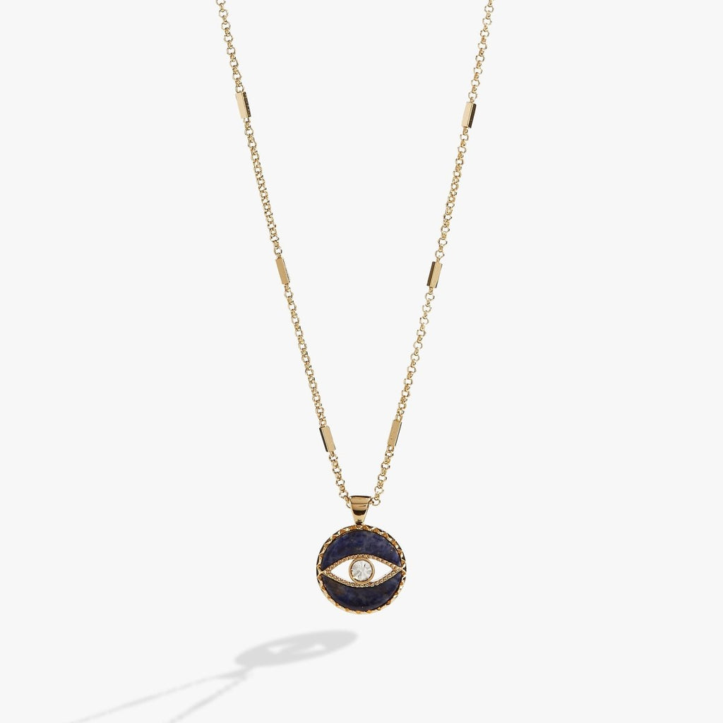 Sodalite Evil Eye Necklace - Willow & Luna