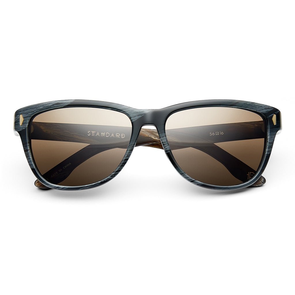 Standard: Polished Double Horn / Bronze Polarized Lens - Willow & Luna