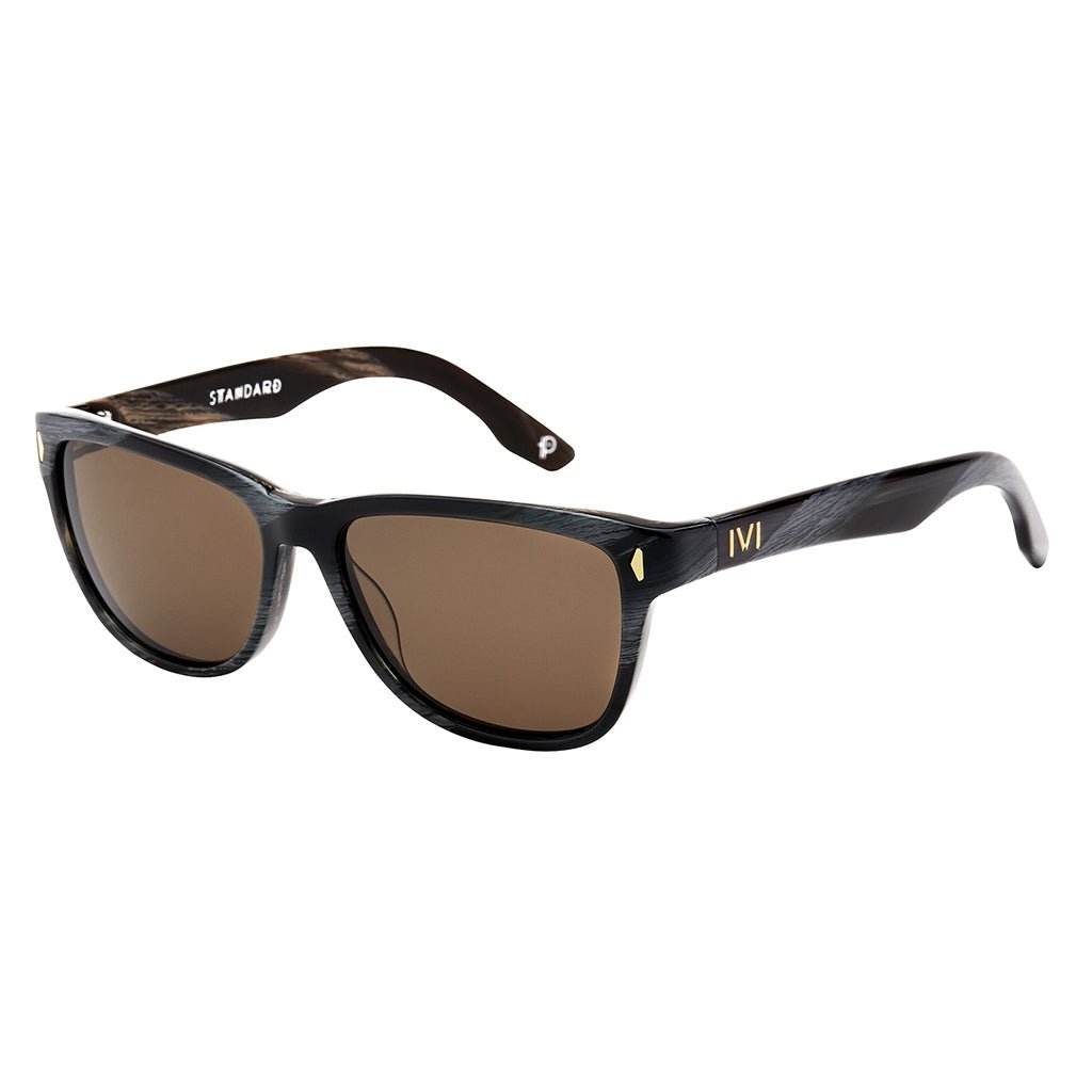 Standard: Polished Double Horn / Bronze Polarized Lens - Willow & Luna