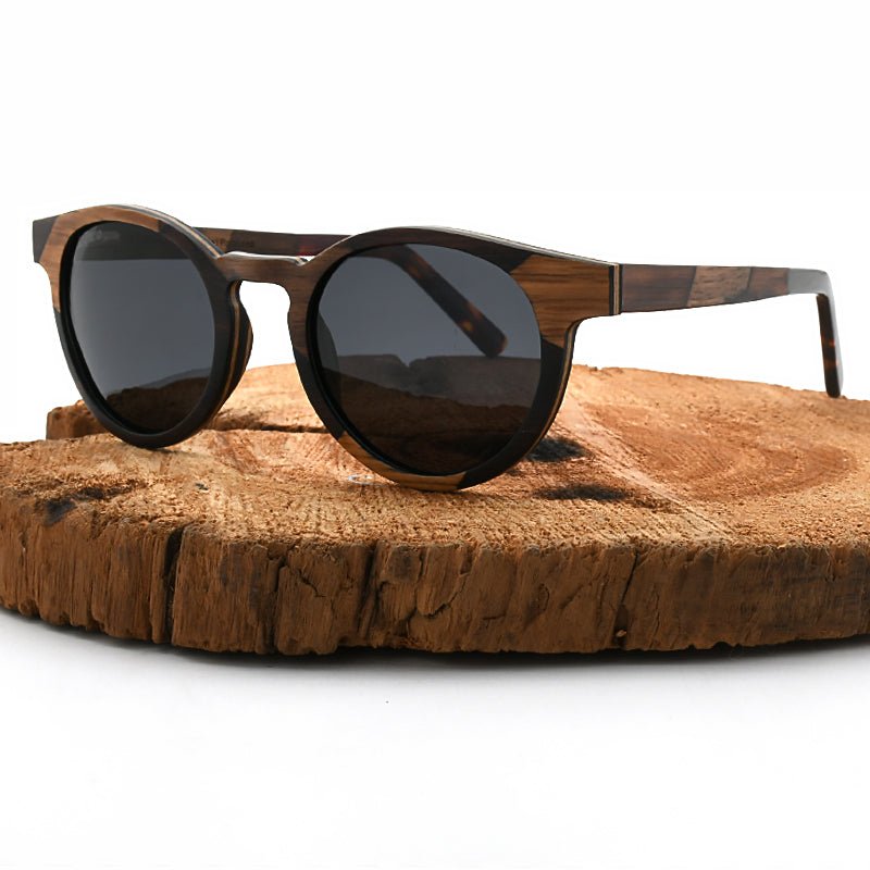 Stinson - Unisex Wooden Sunglasses - Willow & Luna