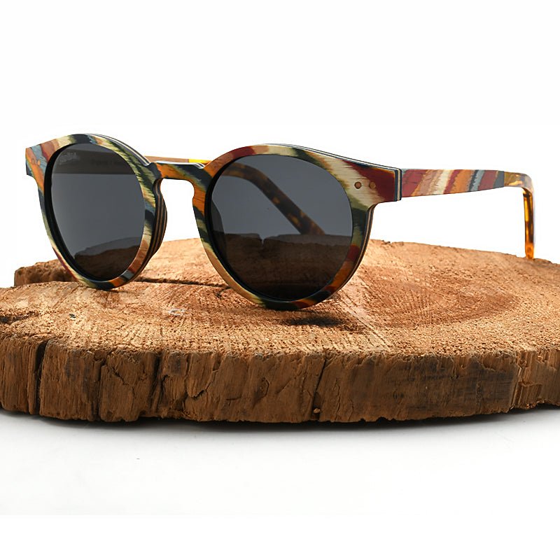 Stinson - Unisex Wooden Sunglasses - Willow & Luna