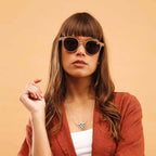 Stinson - Unisex Wooden Sunglasses - Willow & Luna