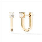 Studded Diamond Earrings - Willow & Luna