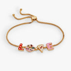 Sweet Shop 'Love' Adjustable Bolo Bracelet - Willow & Luna