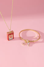Sweethearts® Box Locket And Heart Charm Necklace - Willow & Luna