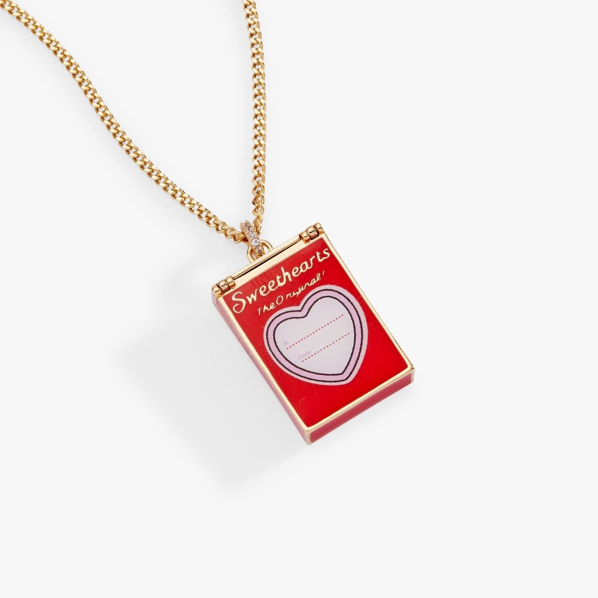 Sweethearts® Box Locket And Heart Charm Necklace - Willow & Luna