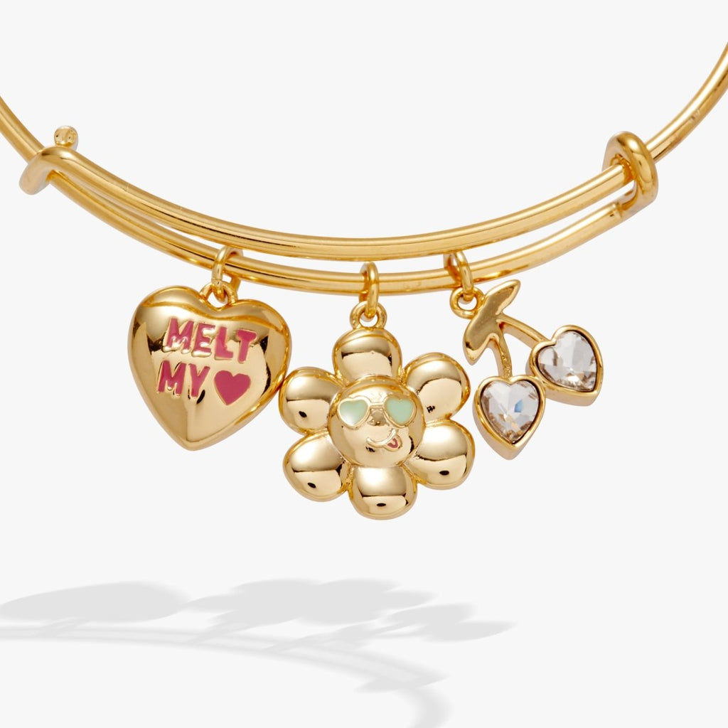 Sweethearts® 'Melt My Heart' Multi Charm Bangle - Willow & Luna