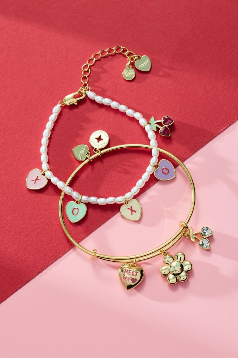 Sweethearts® 'Melt My Heart' Multi Charm Bangle - Willow & Luna