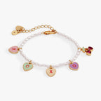 Sweethearts® ‘XOXO’ Heart Charm Beaded Pearl Bracelet - Willow & Luna