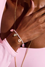 Sweethearts® ‘XOXO’ Heart Charm Beaded Pearl Bracelet - Willow & Luna