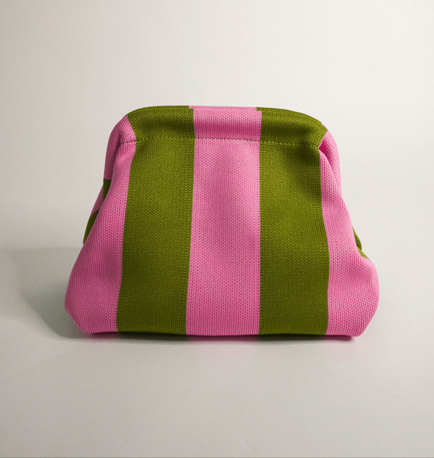 The Green & Pink Everywhere Clutch - Willow & Luna