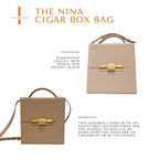 THE NINA CIGAR BOX BAG - Willow & Luna