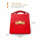THE NINA CIGAR BOX BAG - Willow & Luna