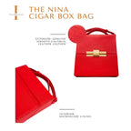 THE NINA CIGAR BOX BAG - Willow & Luna
