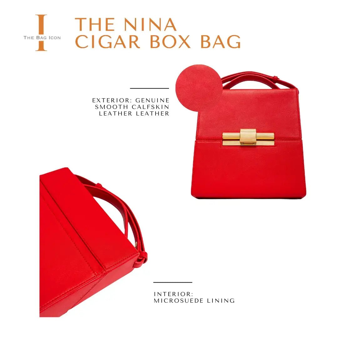 THE NINA CIGAR BOX BAG - Willow & Luna