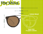 The Shiva - Wooden Sunglasses - Willow & Luna