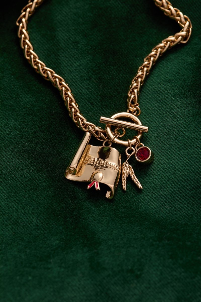 The Wizard of Oz™ Scarecrow Toggle Bracelet - Willow & Luna