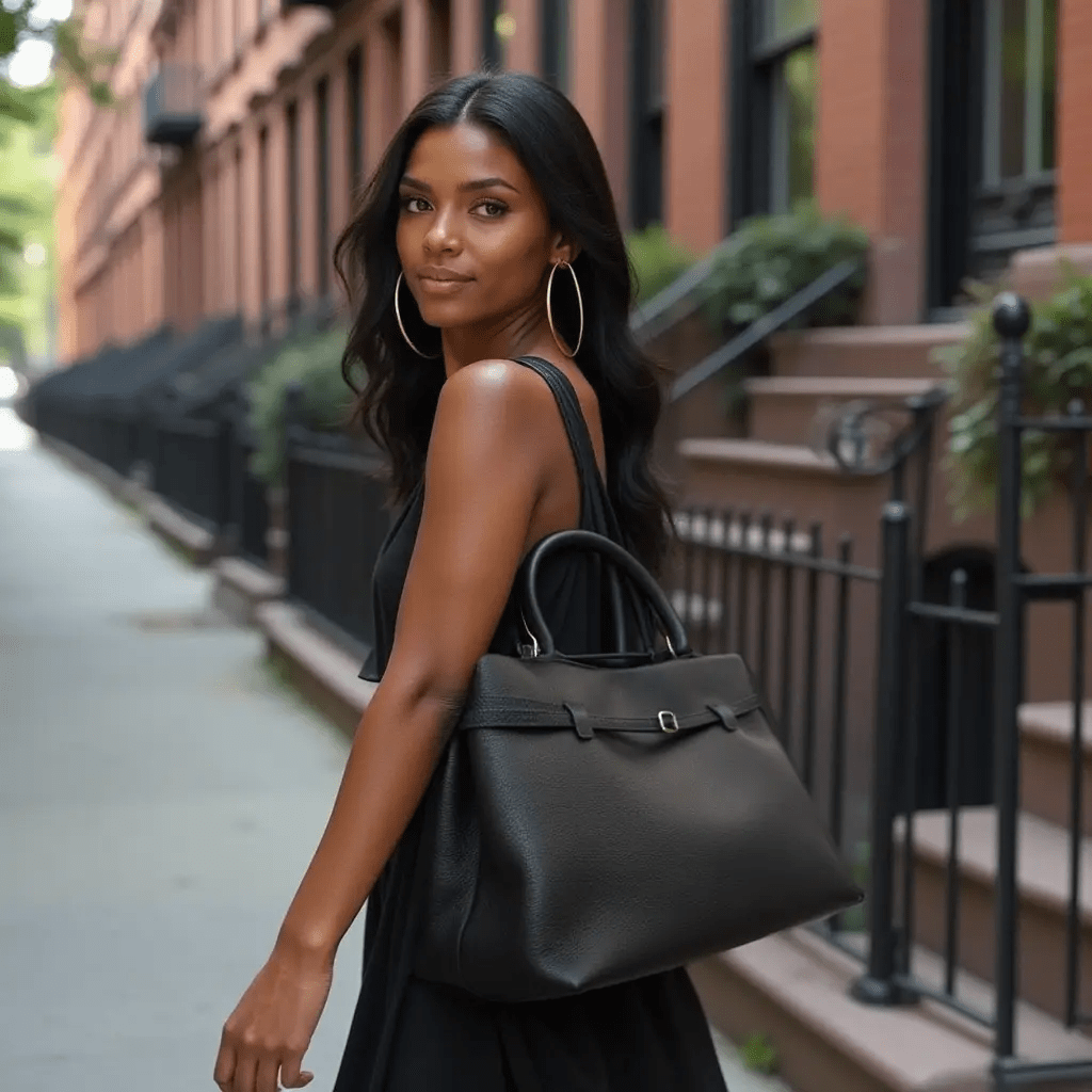 THE XL SARAH LARGE BELT TOTE BAG - Willow & Luna