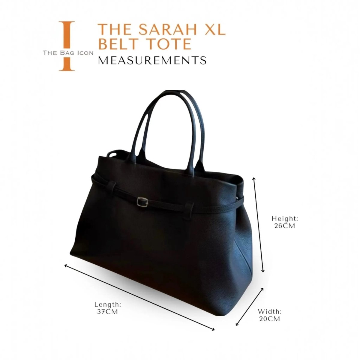THE XL SARAH LARGE BELT TOTE BAG - Willow & Luna