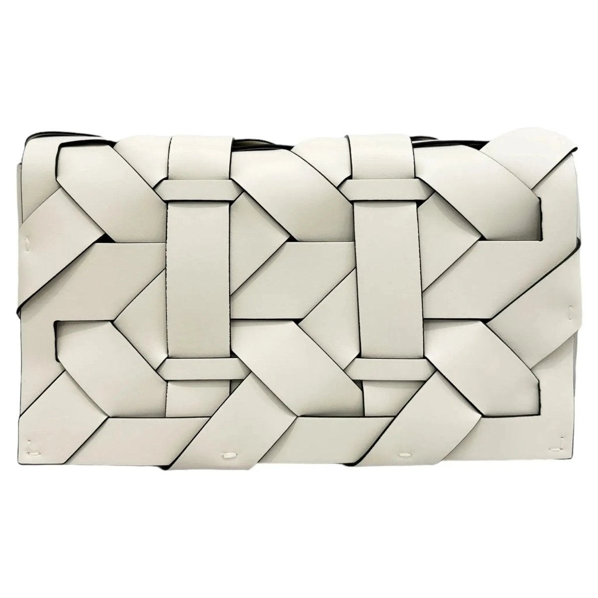 THE ZENOBIA WOVEN CLUTCH - Willow & Luna