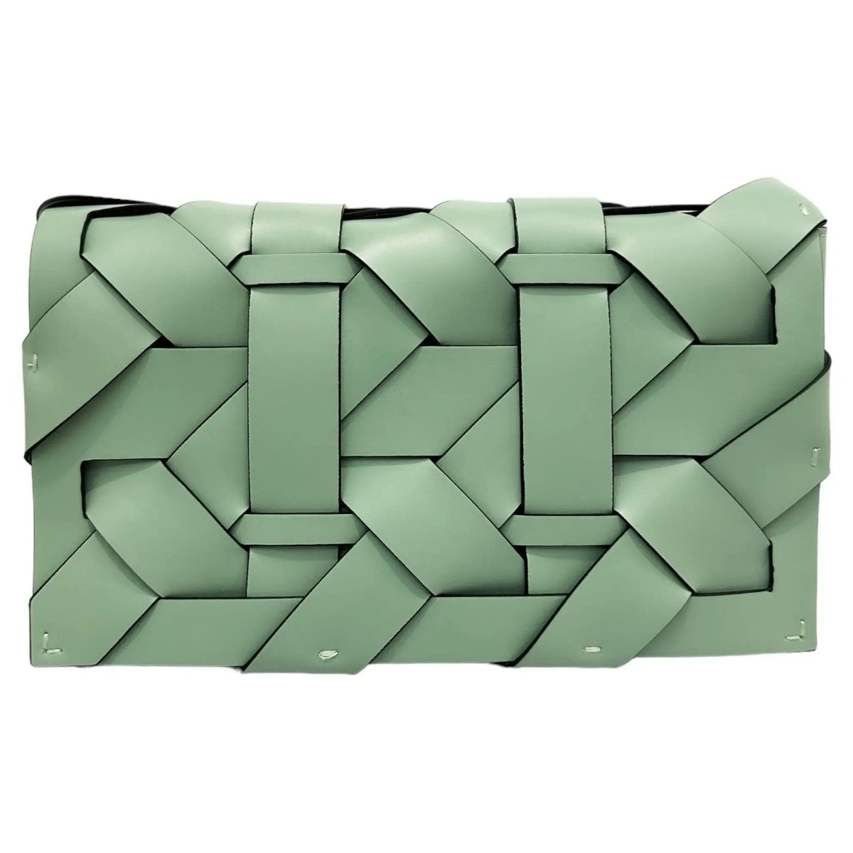 THE ZENOBIA WOVEN CLUTCH - Willow & Luna