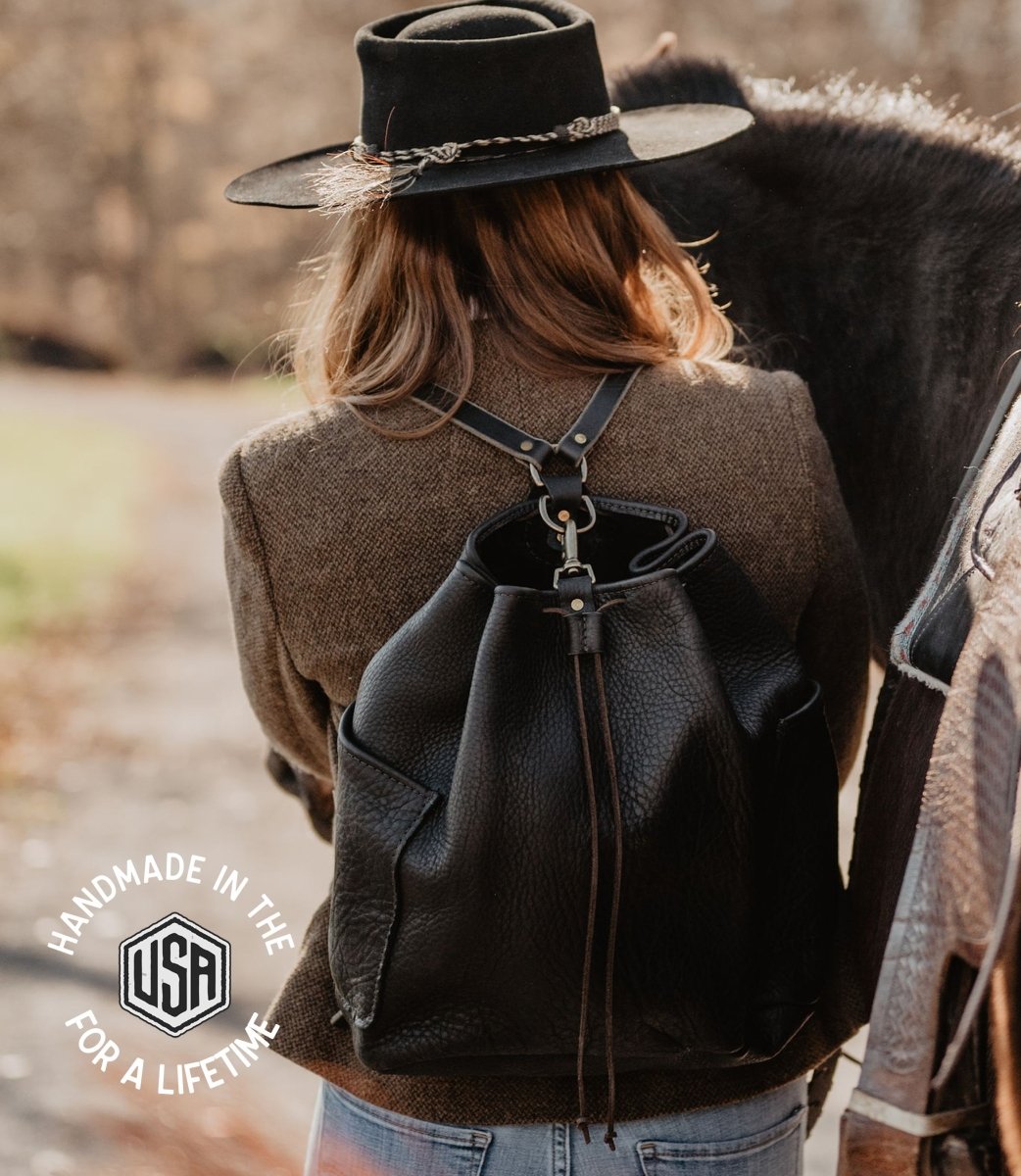Traveler Drawstring Backpack - USA Made - Willow & Luna