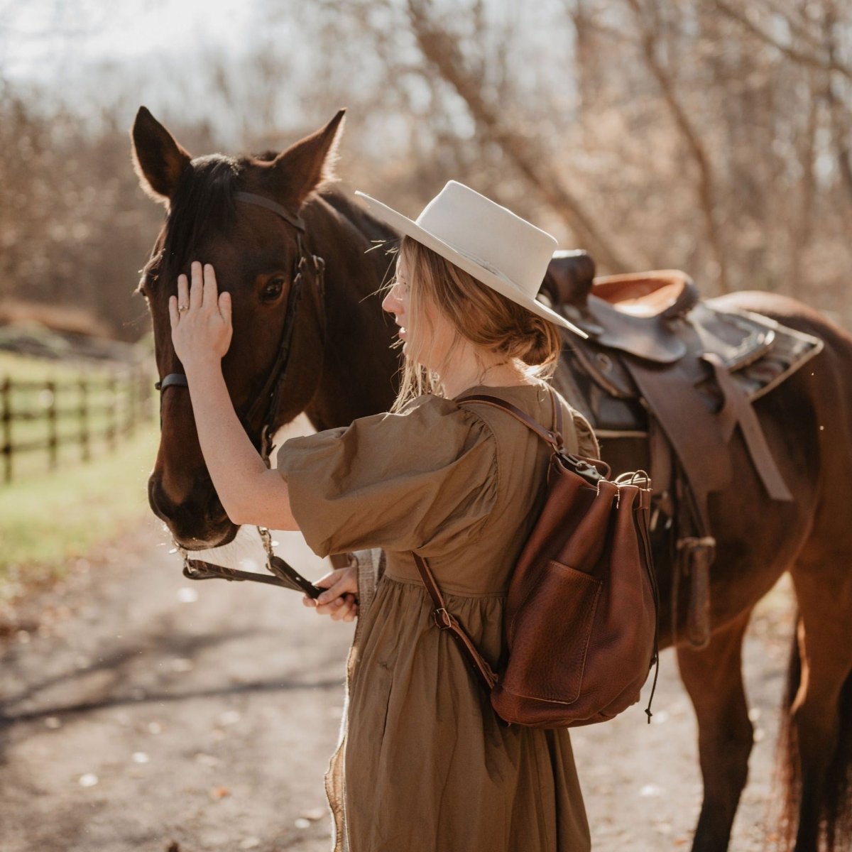 Traveler Drawstring Backpack - USA Made - Willow & Luna