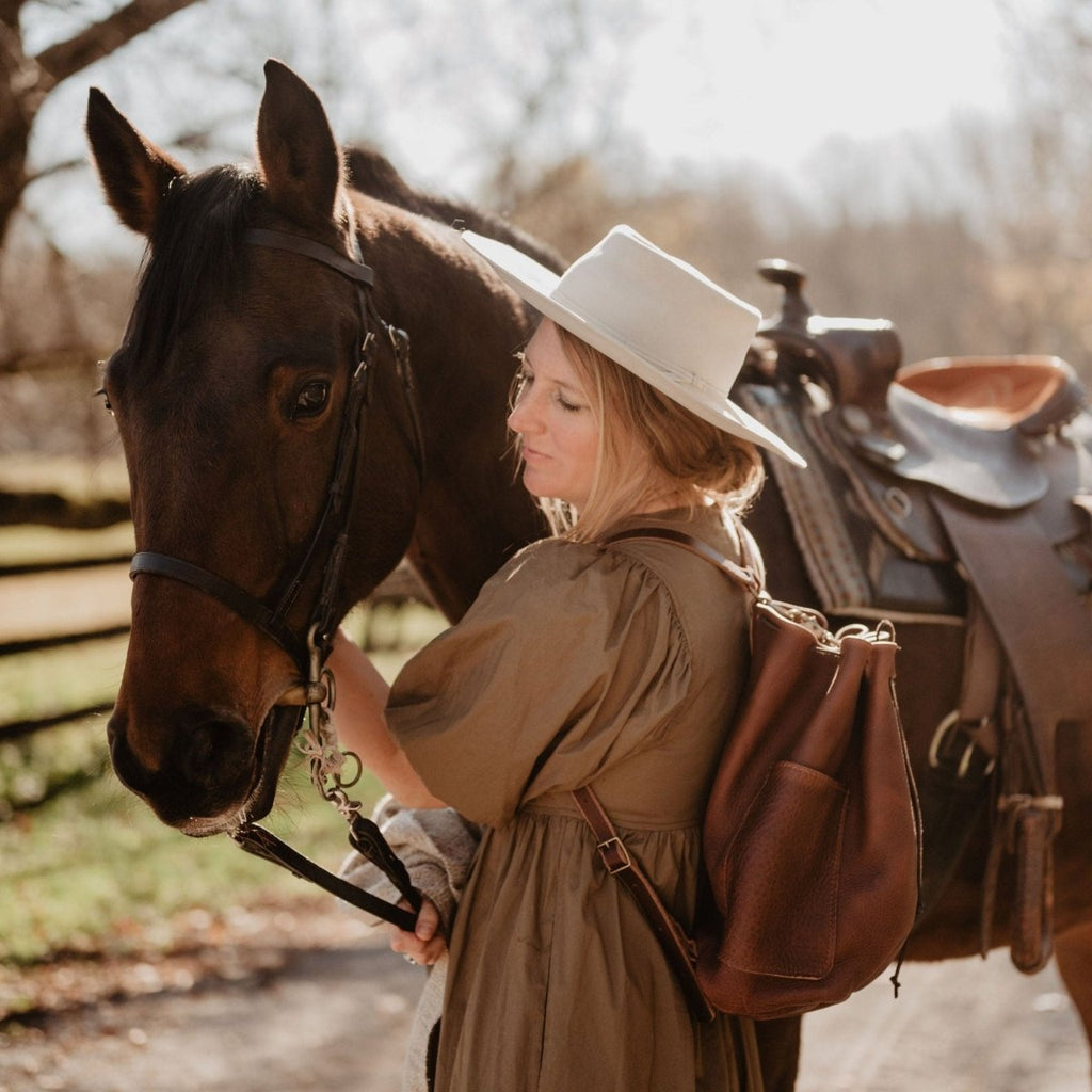Traveler Drawstring Backpack - USA Made - Willow & Luna