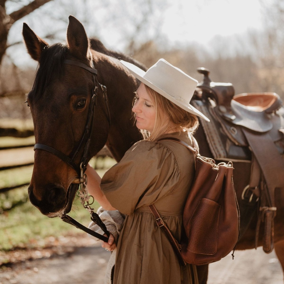 Traveler Drawstring Backpack - USA Made - Willow & Luna