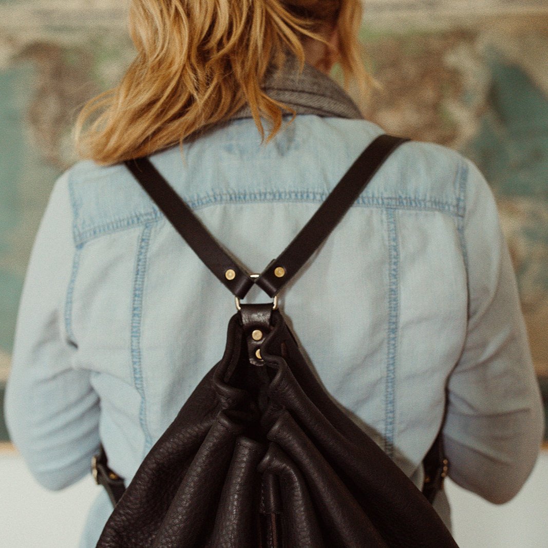 Traveler Drawstring Backpack - USA Made - Willow & Luna