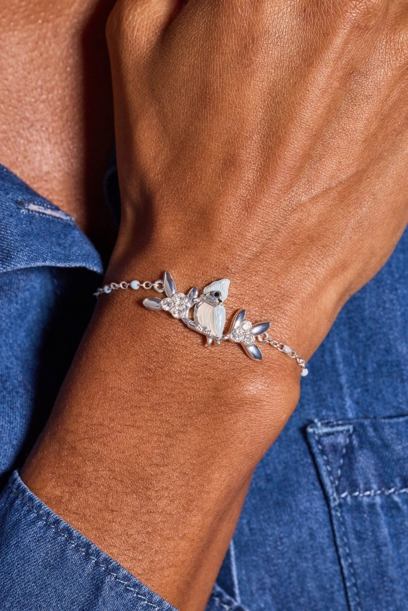 Tufted Titmouse Bird Bracelet - Willow & Luna