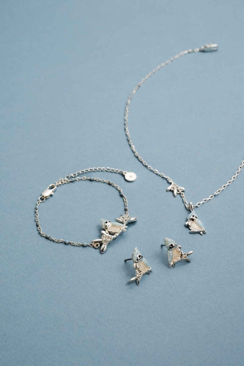 Tufted Titmouse Bird Bracelet - Willow & Luna