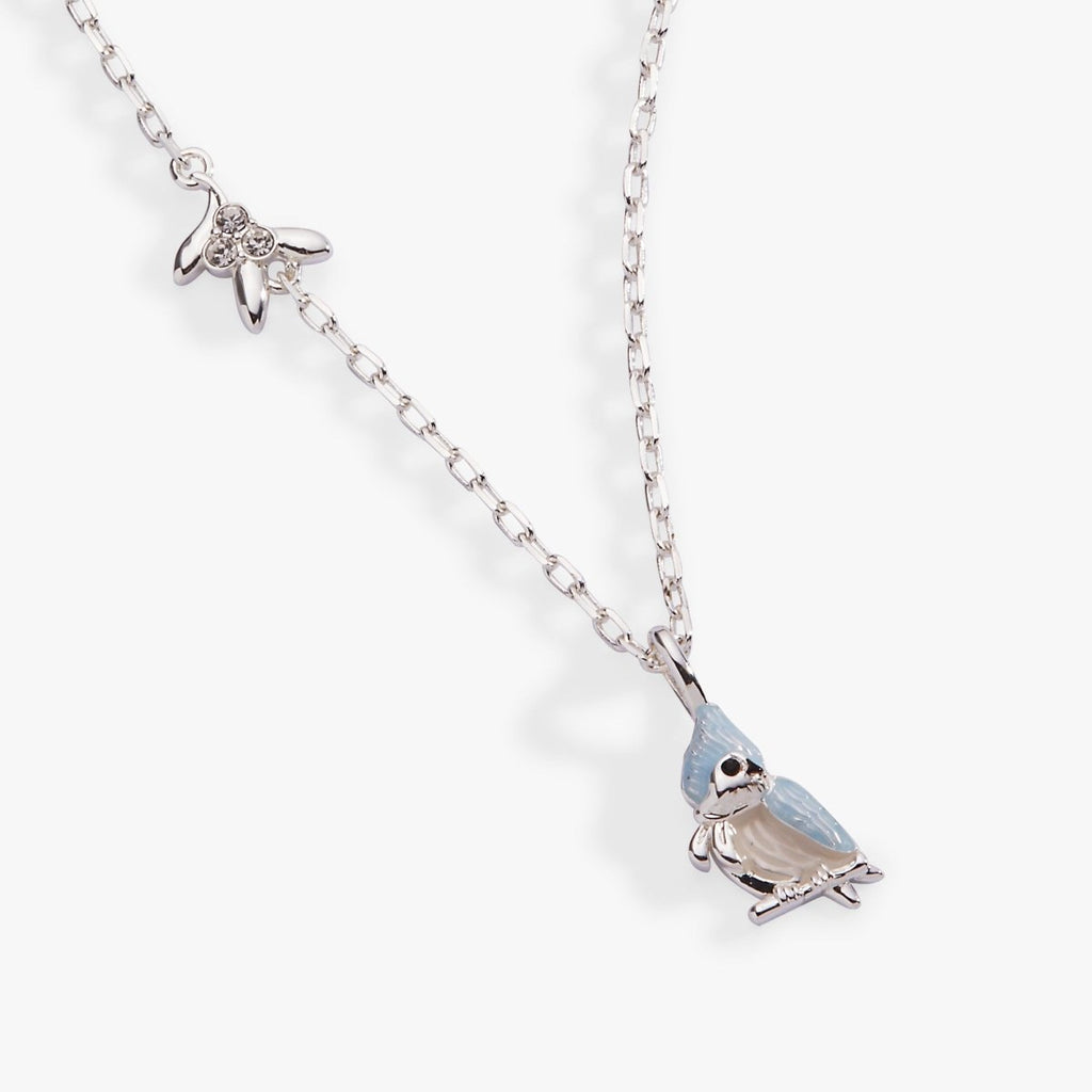 Tufted Titmouse Bird Pendant Necklace - Willow & Luna