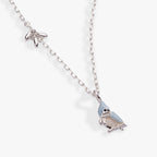 Tufted Titmouse Bird Pendant Necklace - Willow & Luna